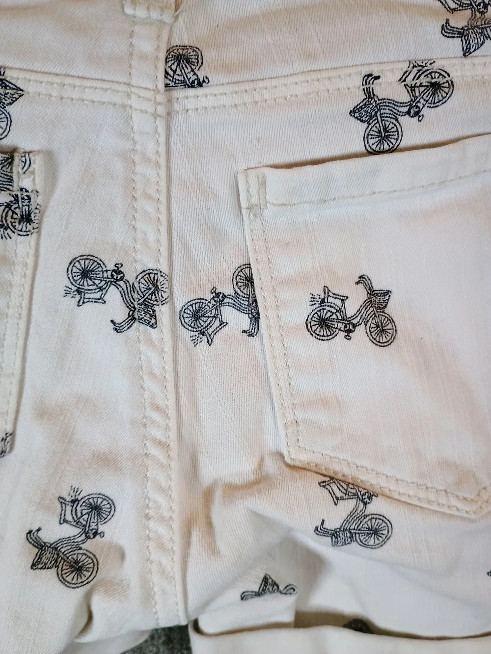 OshKosh B'gosh Girls Shorts with Navy Bike Print Size 6 - Picture 11 of 12